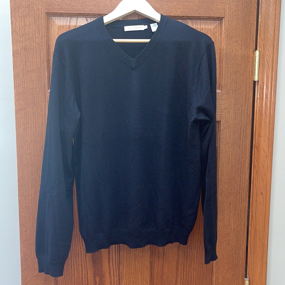 Alex Cannon Silk/Cashmere Blend V-Neck Sweater